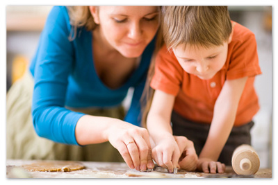 Mother-and-Child-Baking