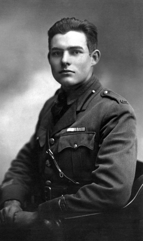 EH 2723P Milan, 1918 Ernest Hemingway, American Red Cross volunteer. Portrait by Ermeni Studios, Milan, Italy. Please credit "Ernest Hemingway Photograph Collection, John F. Kennedy Presidential Library and Museum, Boston".