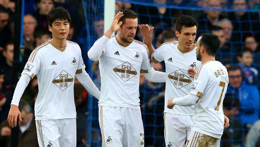 xxxx during the Barclays Premier League match between Everton and Swansea City at Goodison Park on January 24, 2016 in Liverpool, England.