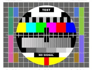 tv color test pattern, test card for PAL and NTSC