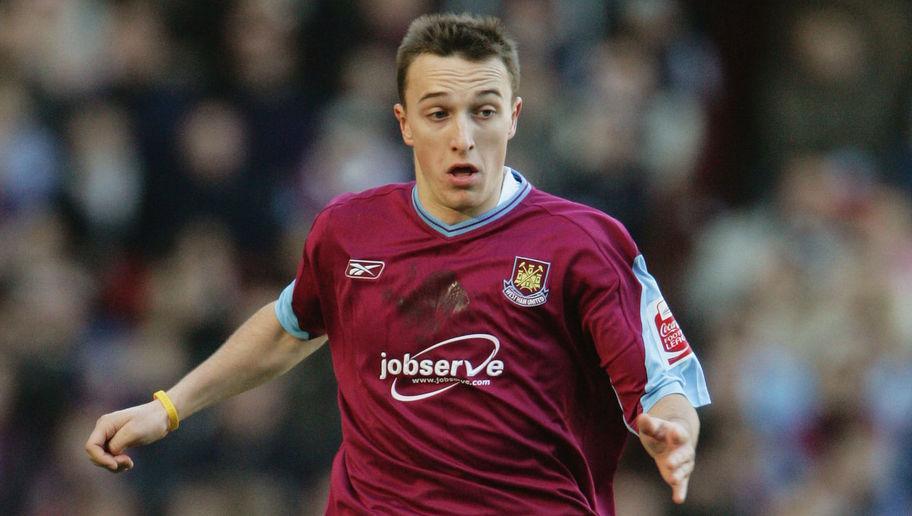 LONDON - JANUARY 23:  Mark Noble of West Ham United during the Coca-Cola Championship match between West Ham United and Derby County at Upton Park on January 23, 2005 in London, England.  (Photo by Phil Cole/Getty Images)