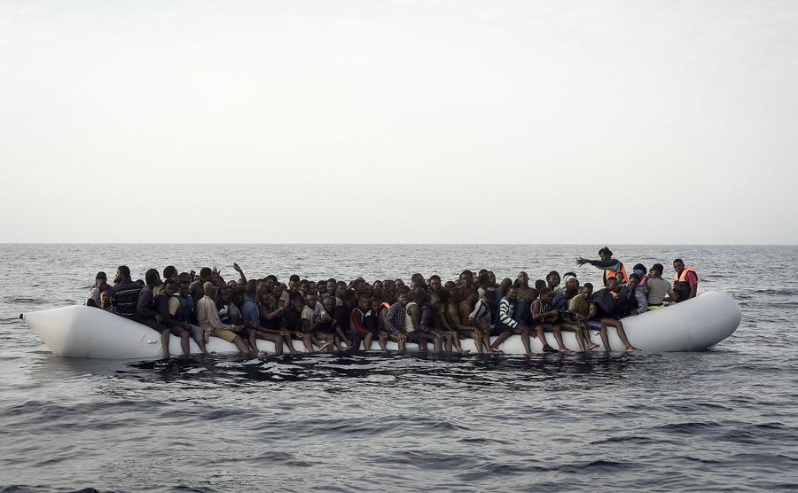 TOPSHOT-LIBYA-EUROPE-MIGRANTS