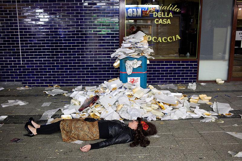 A night out in Cardiff, UK.